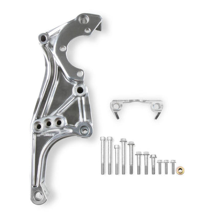 Low-Mount LS Accessory Drive Bracket Driver's Side P/S & Alt Bracket for Applications Without A/C or Using Factory A/C Bracket Holley