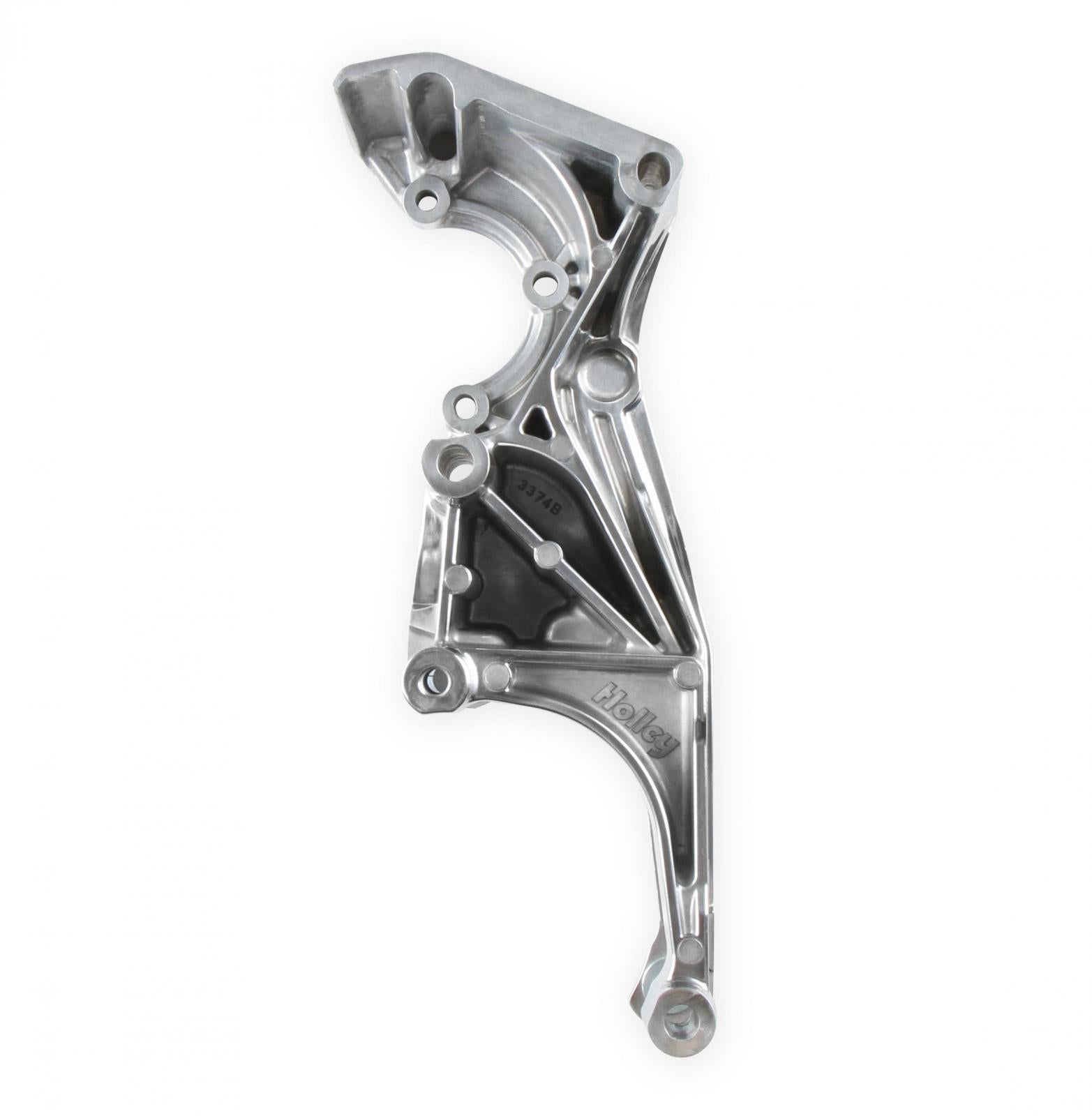 Low-Mount LS Accessory Drive Bracket Driver's Side P/S & Alt Bracket for Applications Without A/C or Using Factory A/C Bracket Holley-1