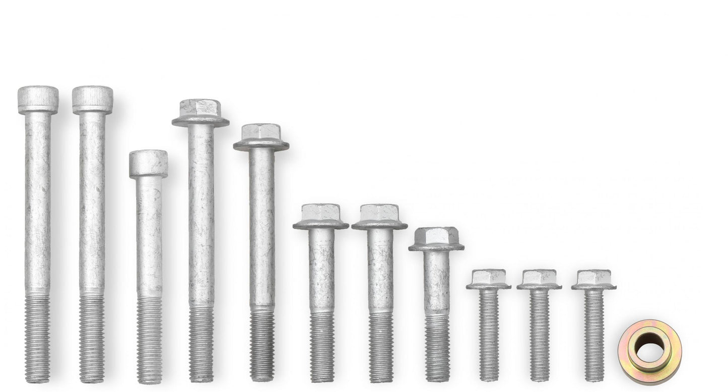 Low-Mount LS Accessory Drive Bracket Driver's Side P/S & Alt Bracket for Applications Without A/C or Using Factory A/C Bracket Holley-4