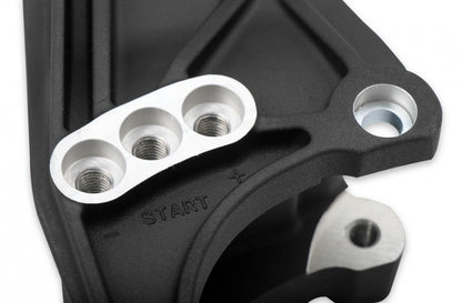 Low-Mount LS Drive System (alt, P/S W/o A/C) Driver's Side- Black Finish Low-Mount LS Drive System (alt, P/S W/o A/C) Driver's Side Holley-3