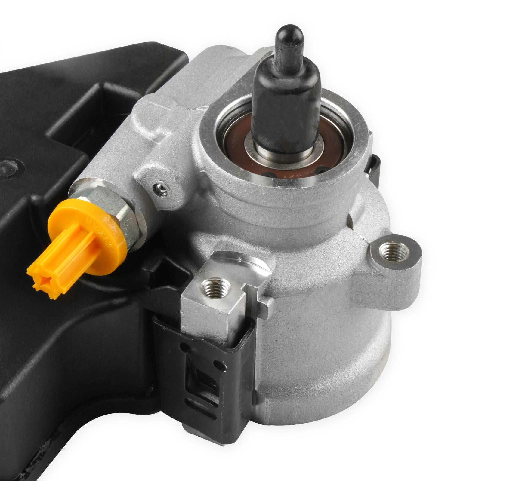 Low-Mount LS Drive System (alt, P/S W/o A/C) Driver's Side- Black Finish Low-Mount LS Drive System (alt, P/S W/o A/C) Driver's Side Holley-8