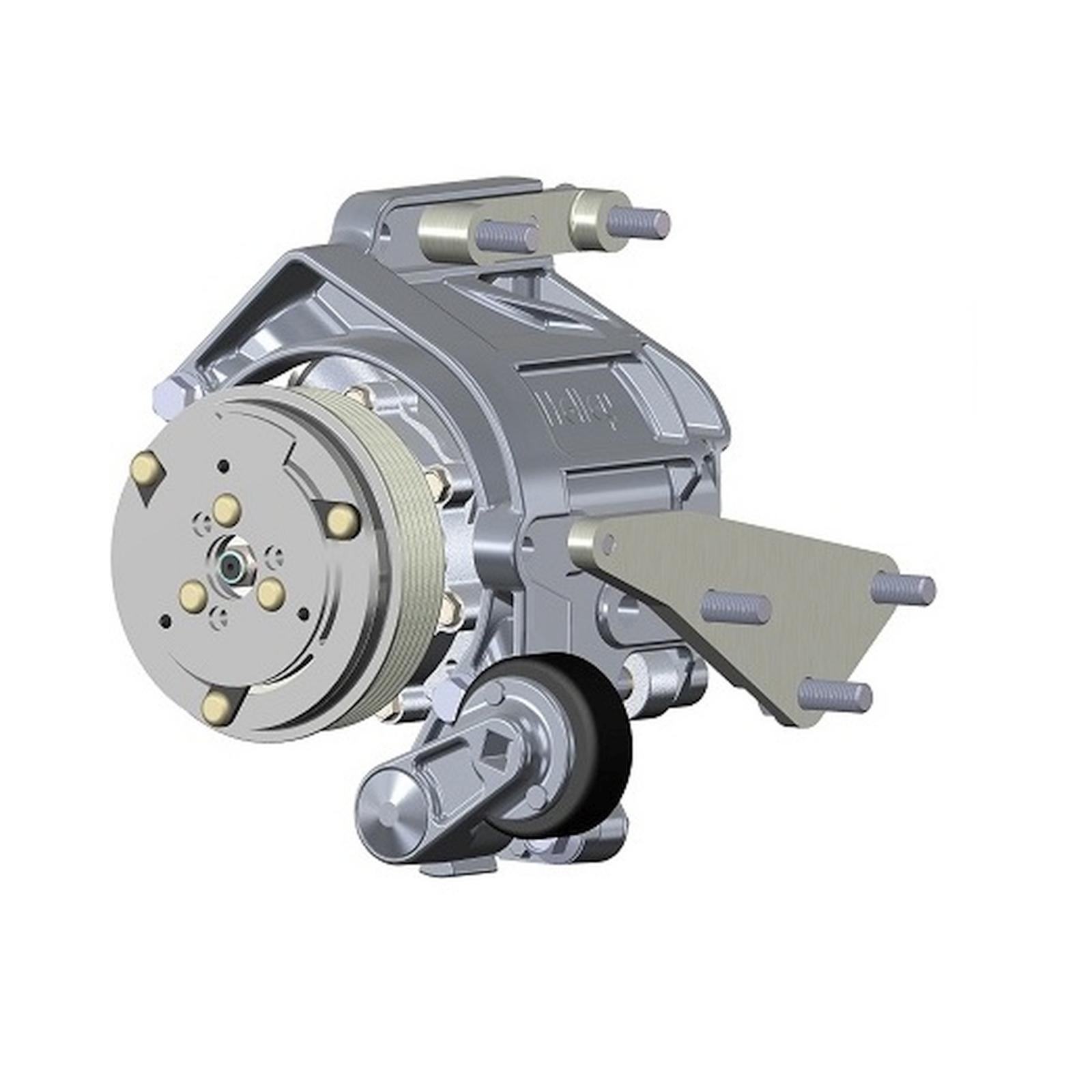 Low-Mount LS Drive System (A/C) W/ Sanden SD7 Compressor Passenger's Side Holley-3