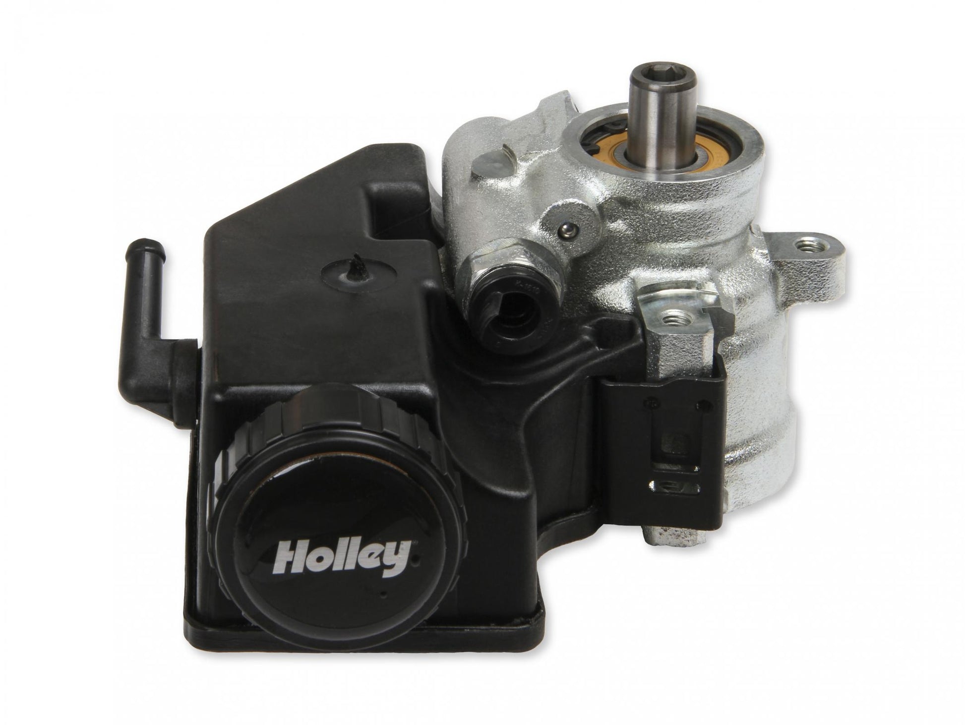 Low-Mount LS Complete Accessory Drive System (alt, P/S & A/C) Black Finish Includes SD7 A/C Compressor, Alternator, P/S Pump, Tensioner, Belt, & Pulleys Holley-7