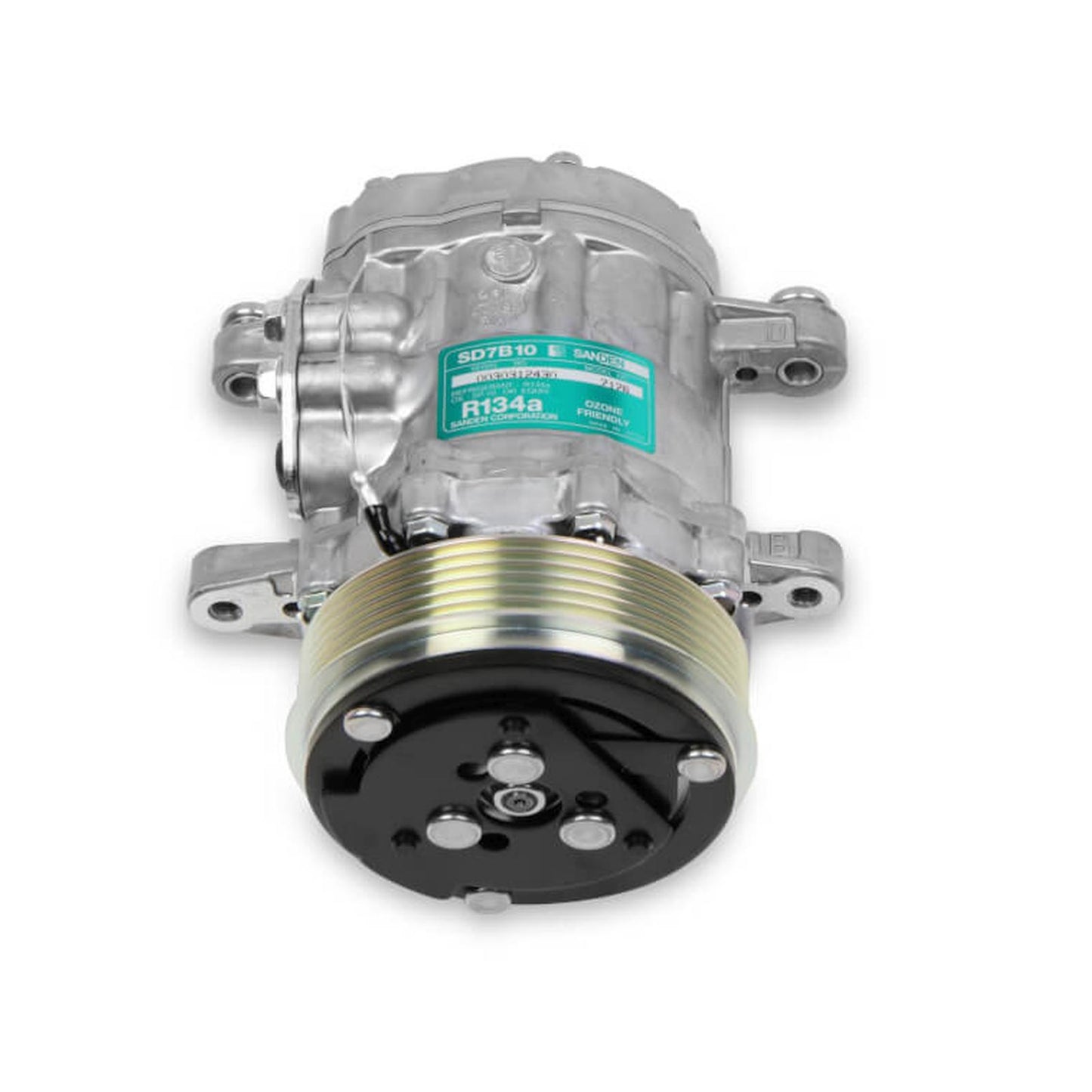 Low-Mount LS Complete Accessory Drive System (alt, P/S & A/C) Includes SD7 A/C Compressor, Alternator, P/S Pump, Tensioner, Belt, & Pulleys Holley-1