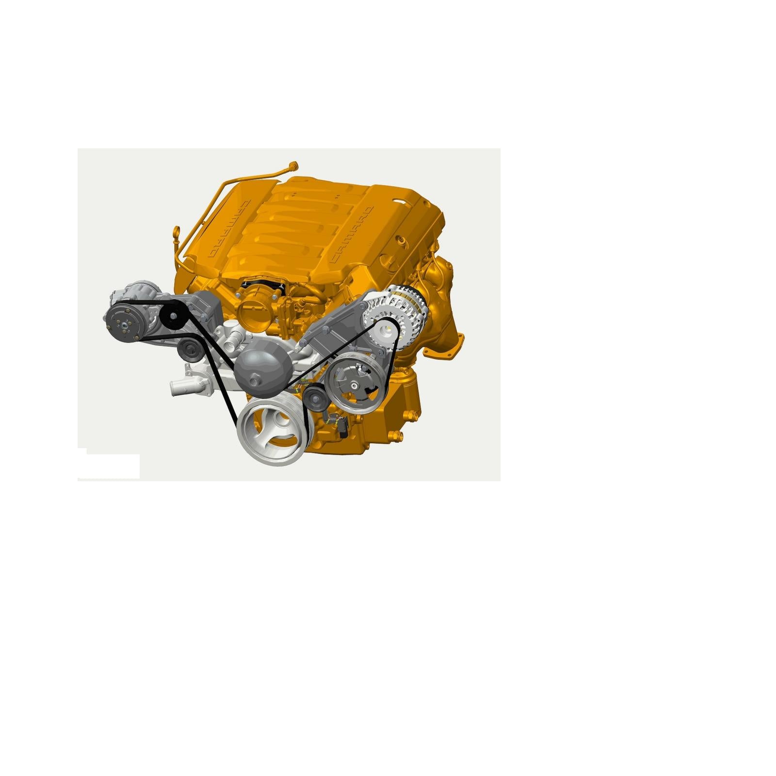 Complete GM Gen V LT, L83, L84, L86, and L87 Accessory Drive System W/ Alt, P/S, A/C, Water Pump, Belts, and Spacers Complete GM Gen V LT Accessory Drive System W/ Alt, P/S, A/C, Water Pump, Belts, and Spacers Holley