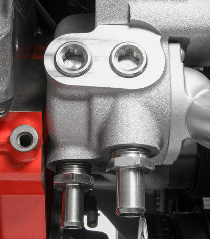 Premium Mid-Mount Complete Accessory System LS Engine Drive Includes SD7 A/C Compressor, Alternator, P/S Pump, Tensioner, SFI Certified Damper W/hard Anodized Billet Crank Pulley, Belt, & Pulleys Holley-2