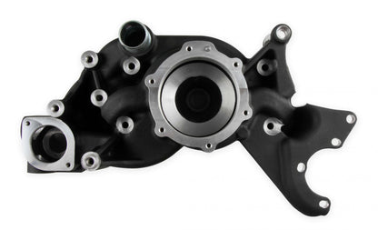 Premium Mid-Mount Race Accessory System-Black Finish LS Engine Drive Includes Alternator, P/S Pump, Tensioner, SFI Certified Damper W/hard Anodized Billet Crank Pulley, Belt, & Pulleys Holley-4