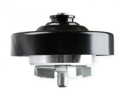 Premium Mid-Mount Race Accessory System-Black Finish LS Engine Drive Includes Alternator, P/S Pump, Tensioner, SFI Certified Damper W/hard Anodized Billet Crank Pulley, Belt, & Pulleys Holley-5