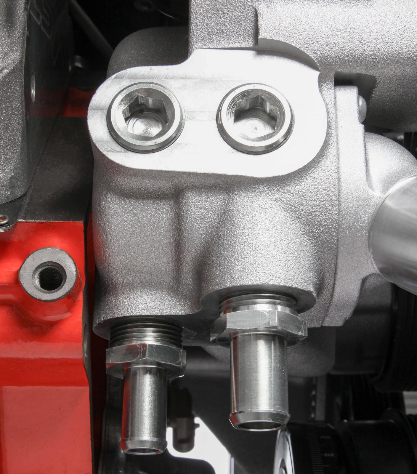 Premium Mid-Mount Race Accessory System LS Engine Drive Includes Alternator, P/S Pump, Tensioner, SFI Certified Damper W/hard Anodized Billet Crank Pulley, Belt, & Pulleys Holley-3