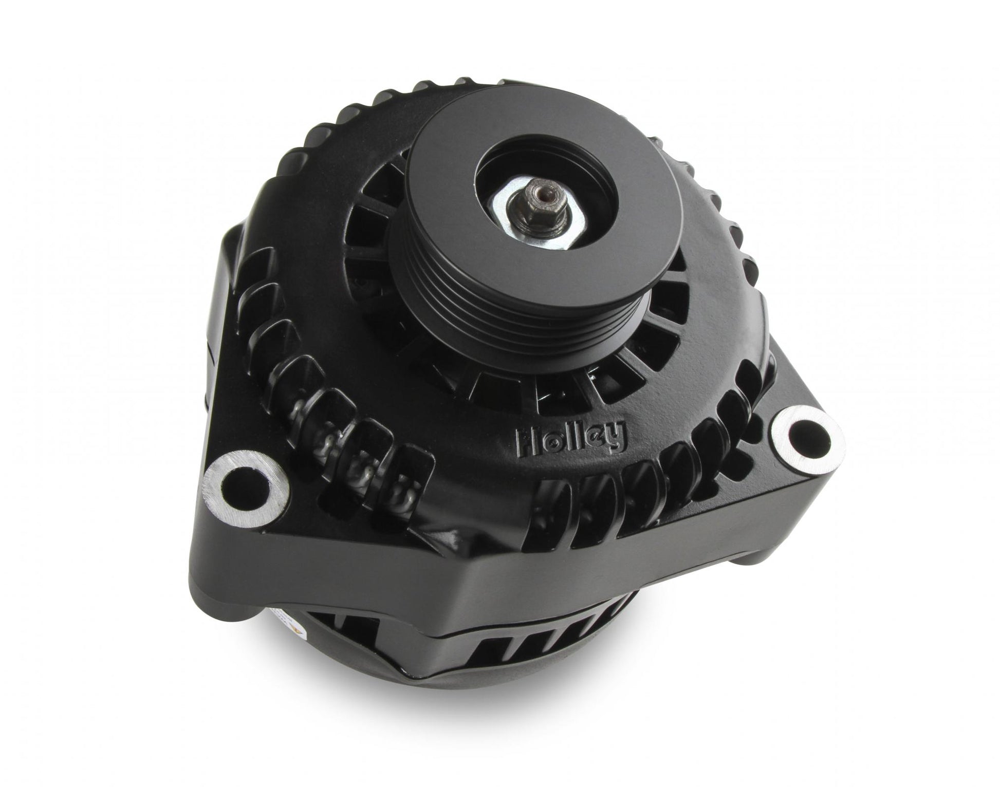 Mid-Mount Race Accessory System-Black Finish LS Engine Drive Includes Alternator, P/S Pump, Tensioner, Crank Damper, Belt, & Pulleys Holley-9