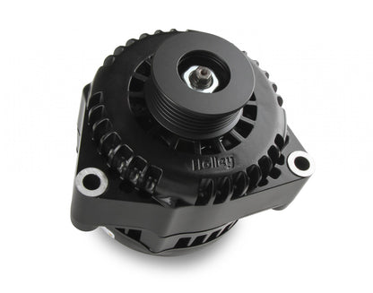Mid-Mount Race Accessory System-Black Finish LS Engine Drive Includes Alternator, P/S Pump, Tensioner, Crank Damper, Belt, & Pulleys Holley-9