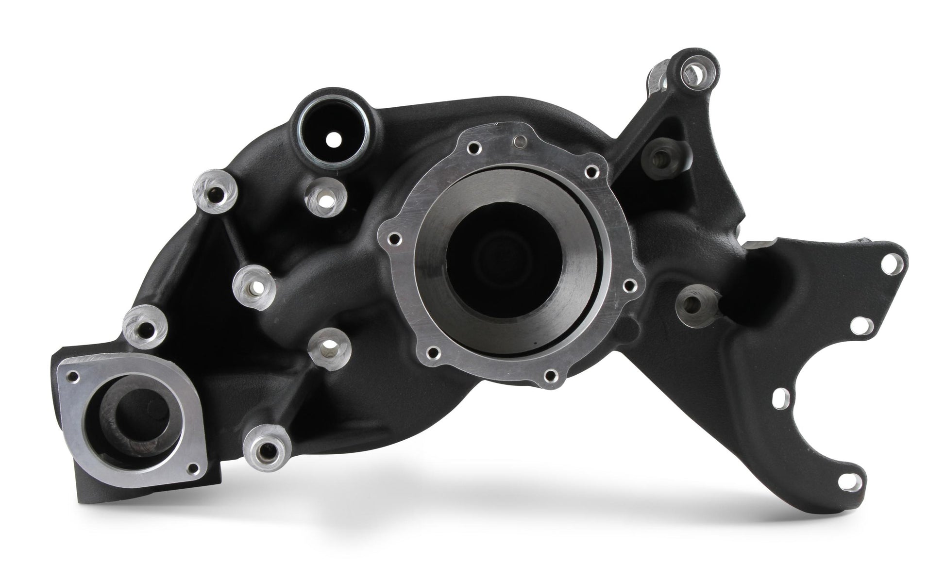 Mid-Mount Race Accessory System- Black Finish LS Engine Drive Includes Alternator, Tensioner, Crank Damper, Belt, & Pulleys Holley-1