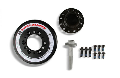 Premium Mid-Mount Race Accessory System Polished Finish Fits Gen V LT Engine Includes Alternator, P/S Pump, Tensioner, SFI Certified Damper W/hard Anodized Billet Crank Pulley, Belt, & Pulleys Holley-7