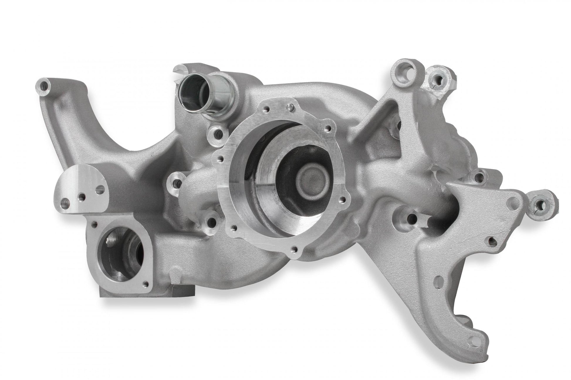 Mid-Mount Complete Accessory Drive System Gen V LT Engines Standard Damper Natural Complete GM Gen V LT Accessory Drive System W/ Alt, P/S, A/C, Water Pump, Belts, and Crankshaft Damper Holley-7
