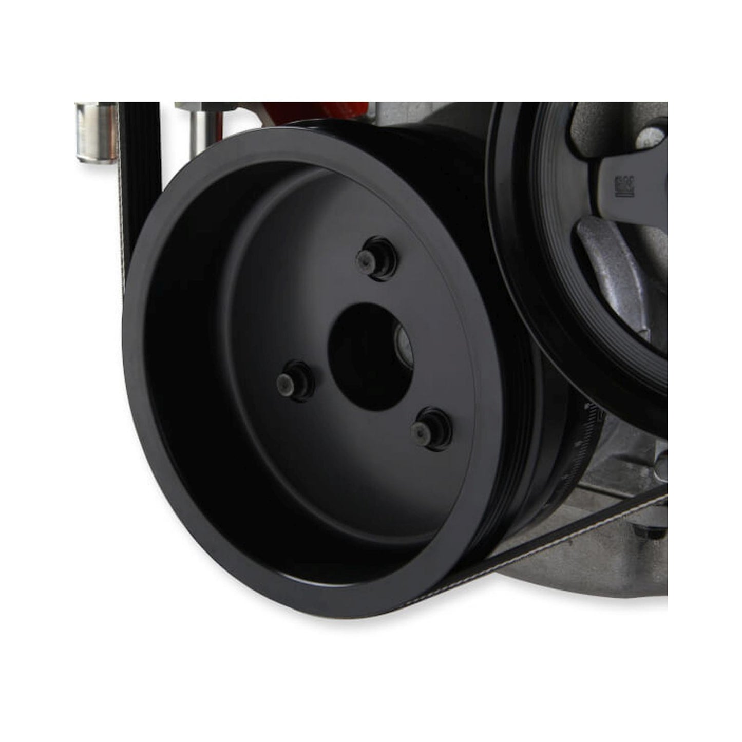 Premium Mid-Mount Complete Accessory System GM Gen V LT4 Wet Sump Engines Complete GM Gen V LT4 Accessory Drive System W/ Alt, P/S, A/C, Water Pump, Belts, and Hardware Holley-19