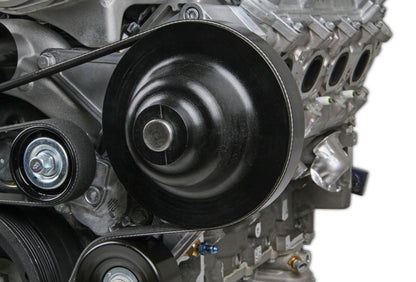 Premium Mid-Mount Complete Accessory System GM Gen V LT4 Wet Sump Engines Complete GM Gen V LT4 Accessory Drive System W/ Alt, P/S, A/C, Water Pump, Belts, and Hardware Holley-24