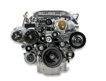 Premium Mid-Mount Complete Accessory System -GM Gen V LT4 Dry Sump Engines Complete GM Gen V LT4 Accessory Drive System W/ Alt, P/S, A/C, Water Pump, Belts, and Hardware Holley-16