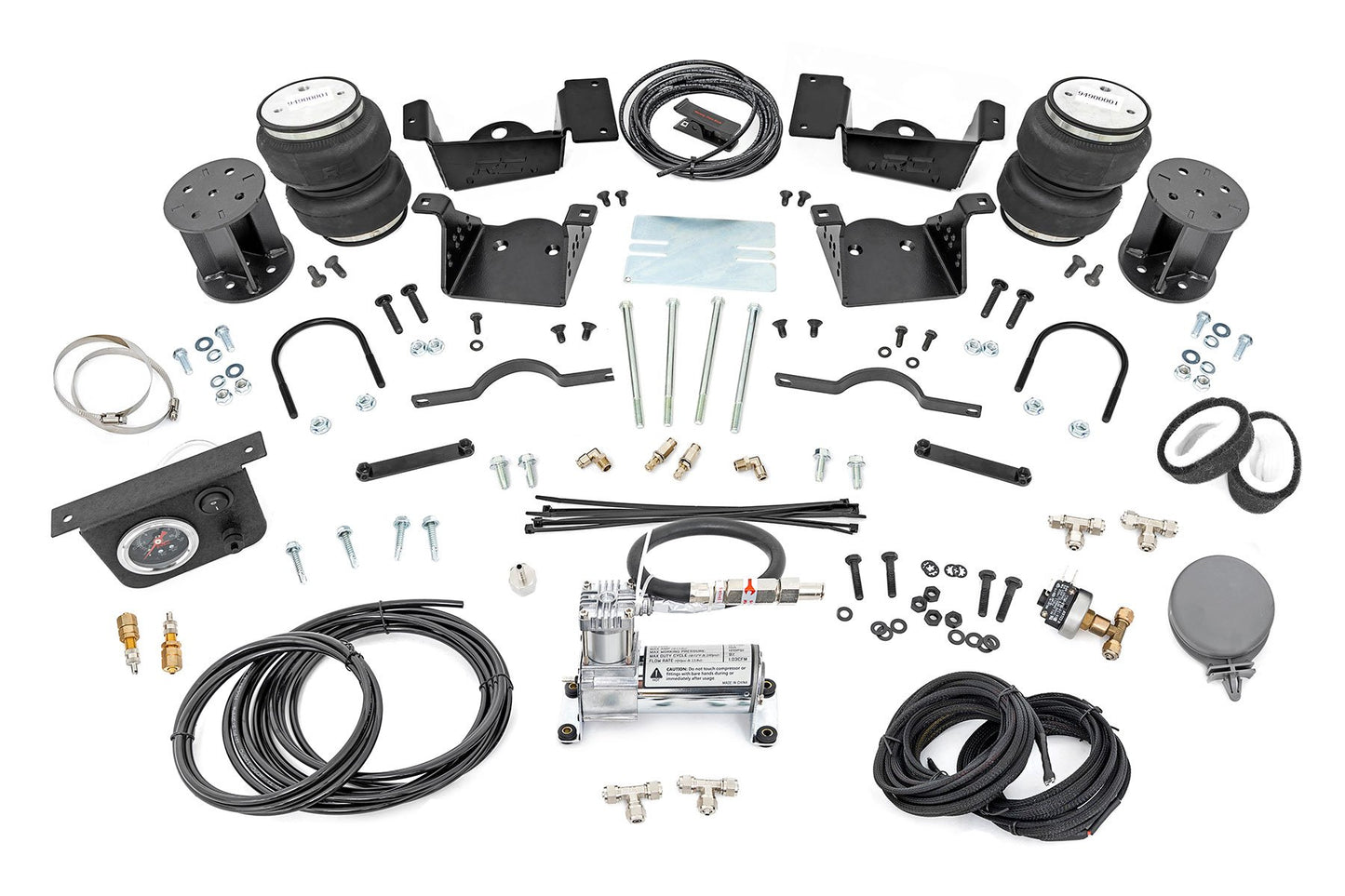 Air Spring Kit w/compressor | 3-5 Inch Lift Kit | Chevy/GMC 2500HD/3500HD (20-25) Rough Country