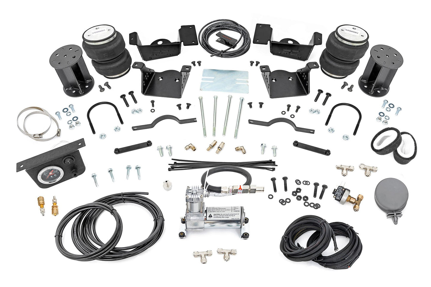 Air Spring Kit w/compressor | 7 Inch Lift Kit | Chevy/GMC 2500HD/3500HD (20-25) Rough Country