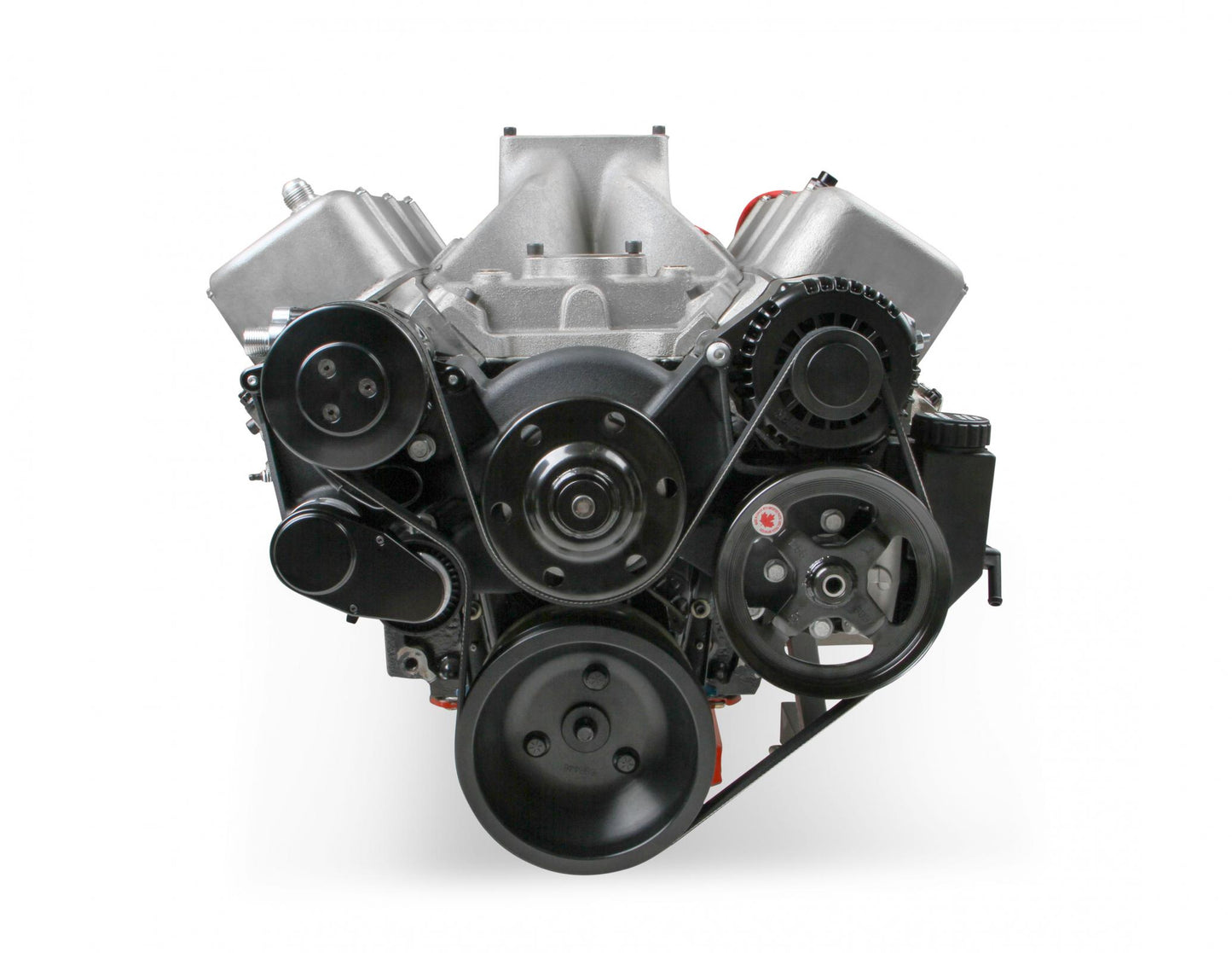 Big Block Chevy Mid-Mount Complete Accessory System Big Block Chevy Mid-Mount Complete Accessory System- Black Finish Holley-2