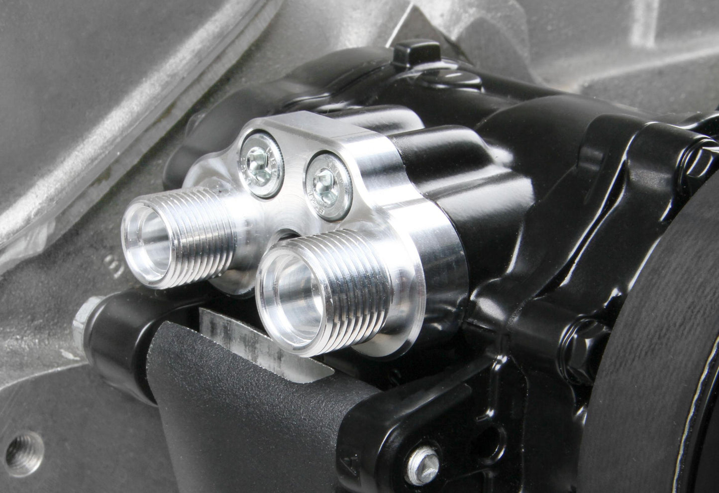 Big Block Chevy Mid-Mount Complete Accessory System Big Block Chevy Mid-Mount Complete Accessory System- Black Finish Holley-3