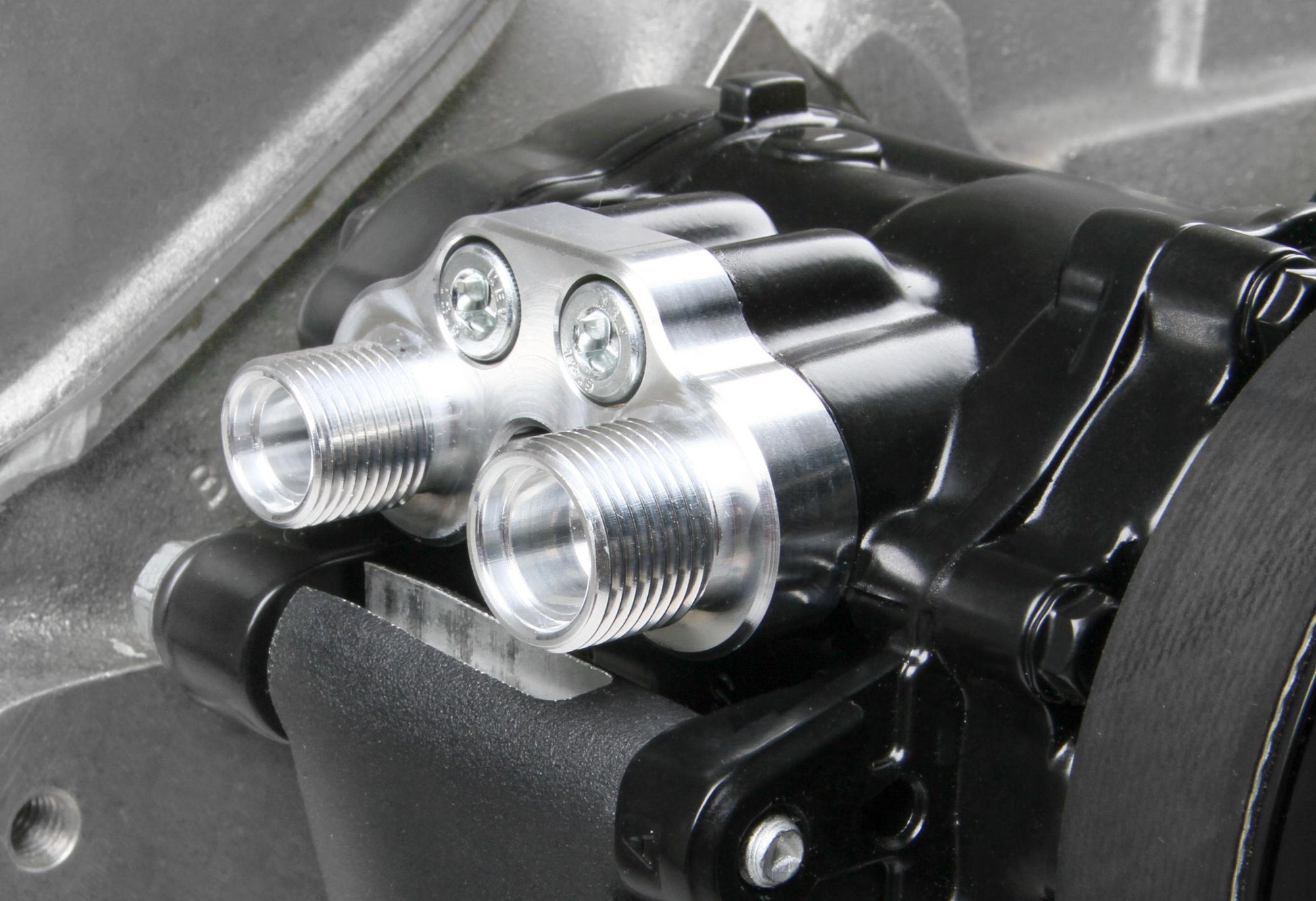 Big Block Chevy Mid-Mount Complete Accessory System Big Block Chevy Mid-Mount Complete Accessory System- Black Finish Holley-3