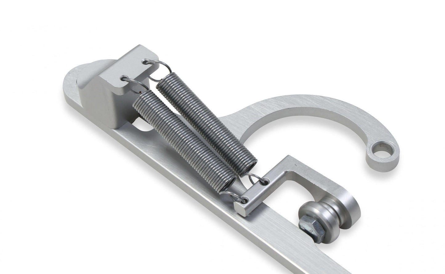 Billet Aluminum Throttle Return Spring Bracket Billet Aluminum Throttle Return with No Throttle Cable or Kick Down Mounts Black Holley-7