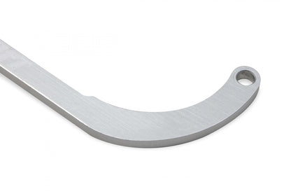 Billet Aluminum Throttle Return Spring Bracket Billet Aluminum Throttle Return with No Throttle Cable or Kick Down Mounts Black Holley-8