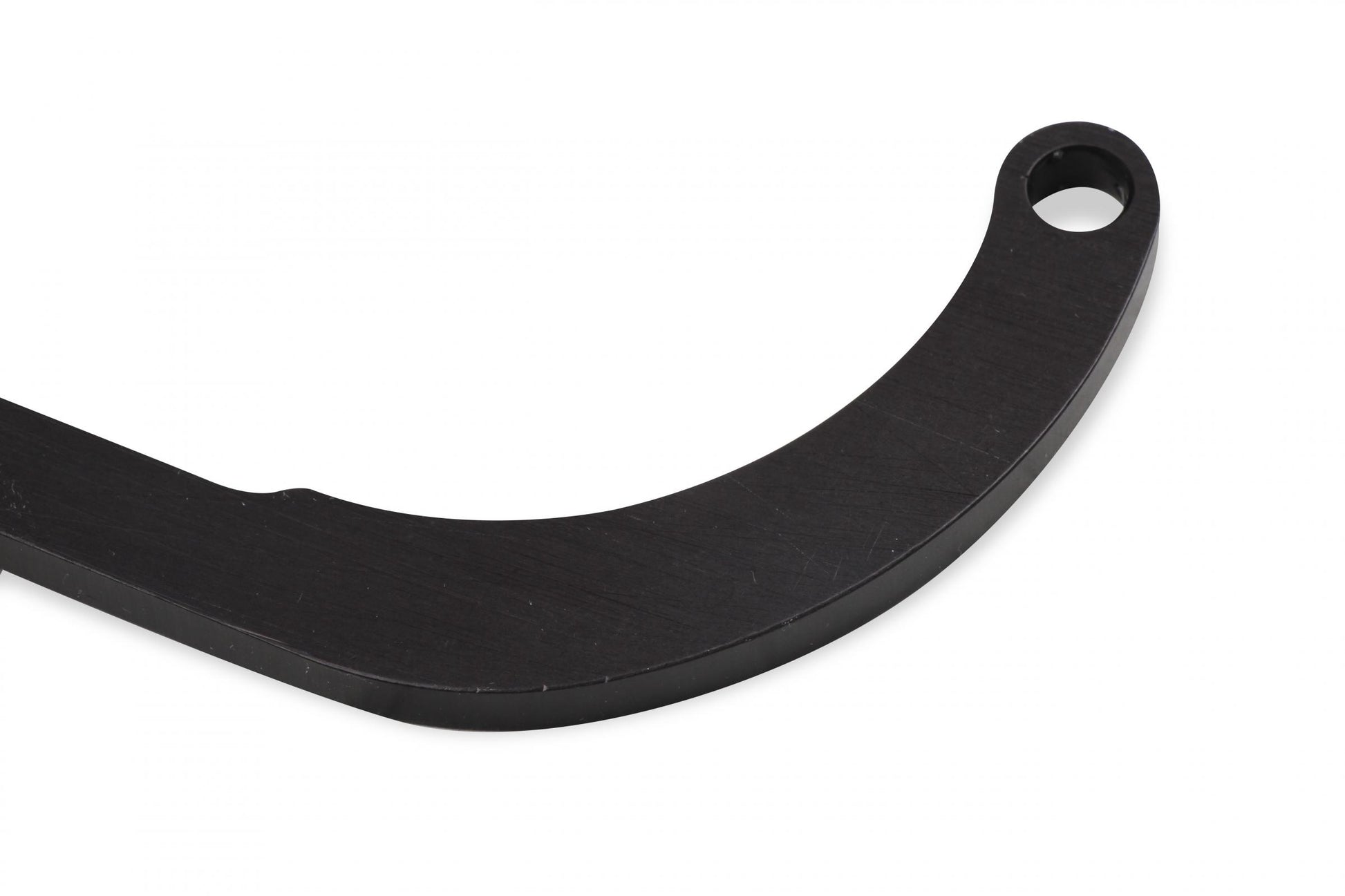 Billet Aluminum Throttle Return Spring Bracket Billet Aluminum Throttle Return with No Throttle Cable or Kick Down Mounts Black Holley-5