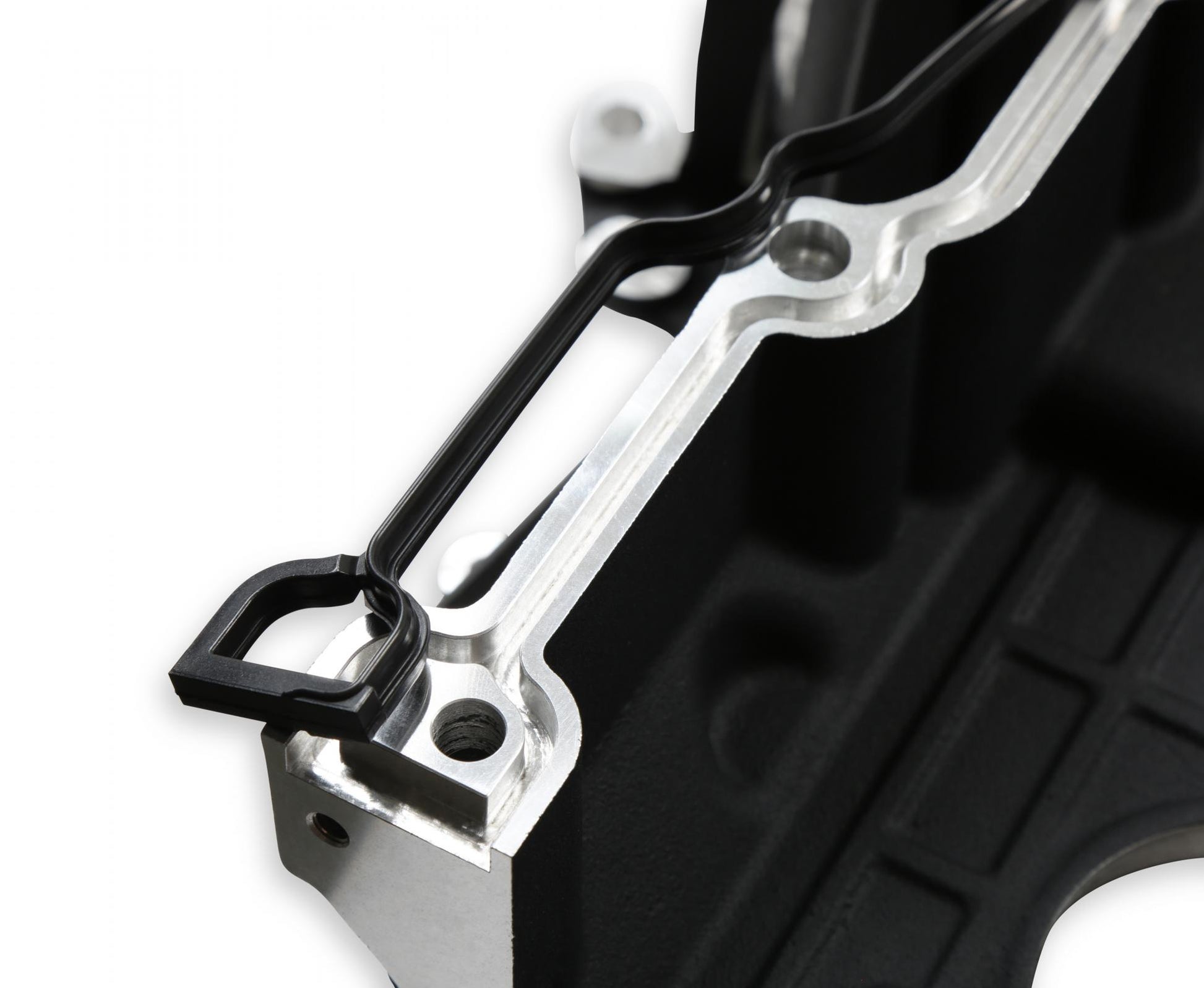 Black Mid-Mount Complete Accessory System Gen III Hemi Engine Non VVT Fits 2003-2008 5.7L & 2005-2010 6.1L Engines -Black Finish Factory Style Damper Holley-12