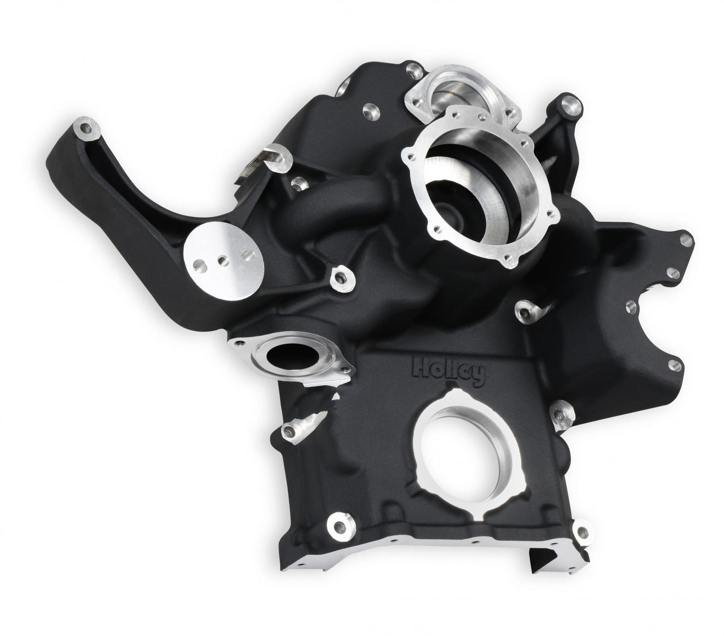 Black Mid-Mount Complete Accessory System Gen III Hemi Engine Non VVT Fits 2003-2008 5.7L & 2005-2010 6.1L Engines -Black Finish Factory Style Damper Holley-6