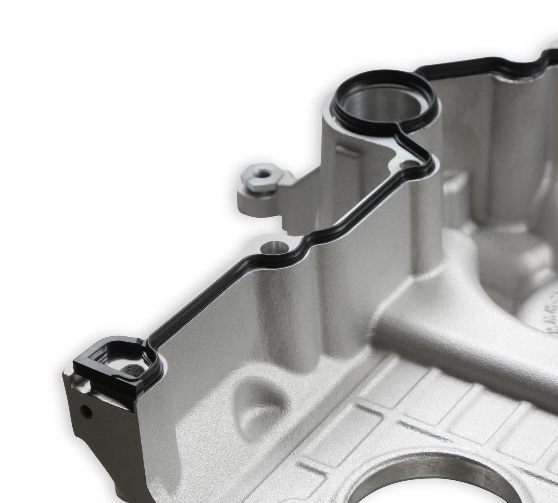 Mid-Mount Complete Accessory System Gen III Hemi Engine Non VVT Fits 2003-2008 5.7L & 2005-2010 6.1L Engines Natural Cast Finish Factory Style Damper Holley-12