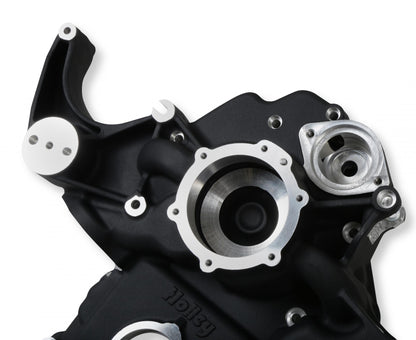 Black Mid-Mount Complete Accessory System Gen III Hemi Engine VVT Fits 2009 & Up 5.7L & 2011 & Up 6.4L Engines Black Finish Factory Style Damper Holley-2