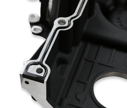 Black Mid-Mount Complete Accessory System Gen III Hemi Engine VVT Fits 2009 & Up 5.7L & 2011 & Up 6.4L Engines Black Finish Factory Style Damper Holley-13