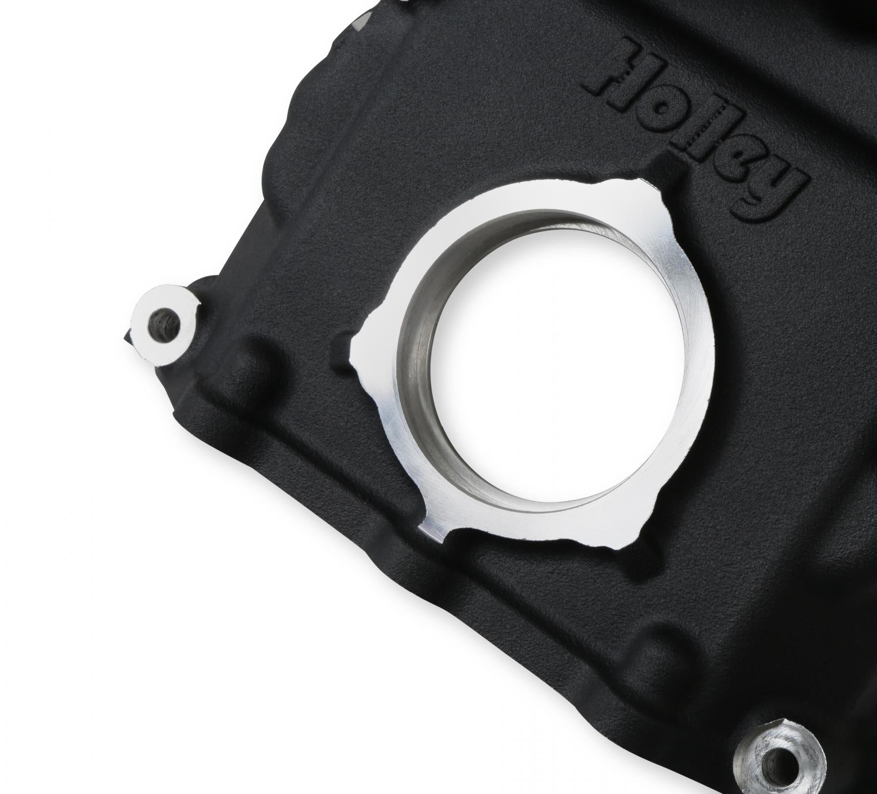 Black Mid-Mount Complete Accessory System Gen III Hemi Engine VVT Fits 2009 & Up 5.7L & 2011 & Up 6.4L Engines Black Finish Factory Style Damper Holley-3