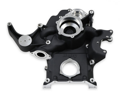 Black Mid-Mount Complete Accessory System Gen III Hemi Engine VVT Fits 2009 & Up 5.7L & 2011 & Up 6.4L Engines Black Finish Factory Style Damper Holley-4