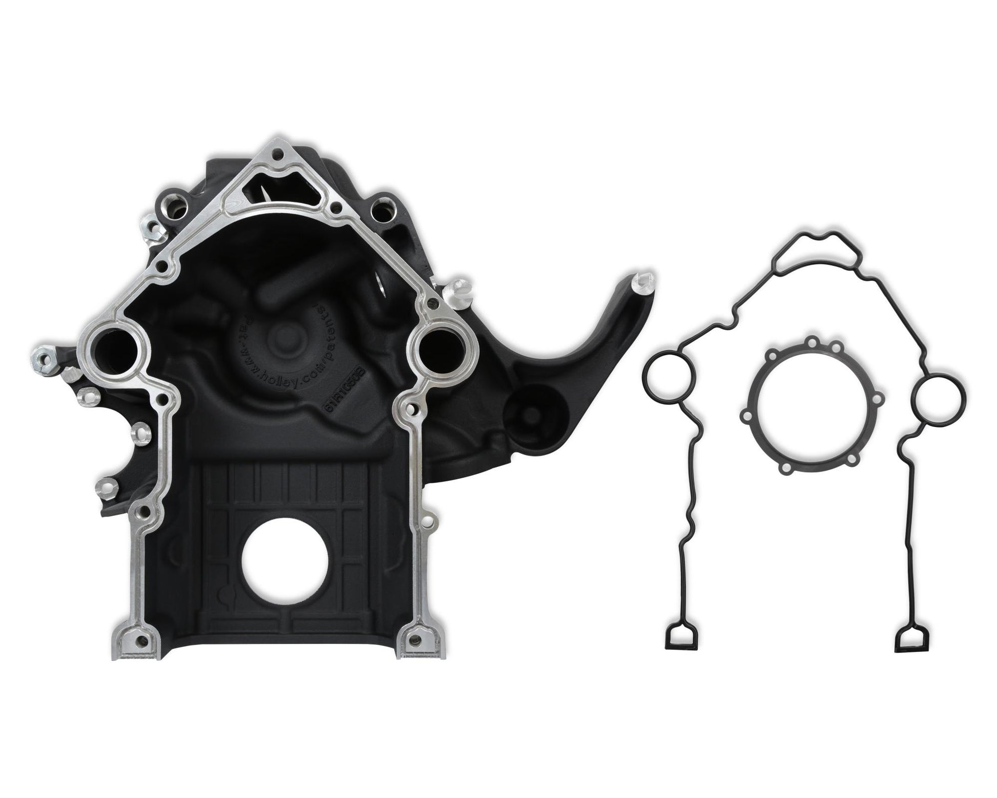 Black Mid-Mount Complete Accessory System Gen III Hemi Engine VVT Fits 2009 & Up 5.7L & 2011 & Up 6.4L Engines Black Finish Factory Style Damper Holley-9