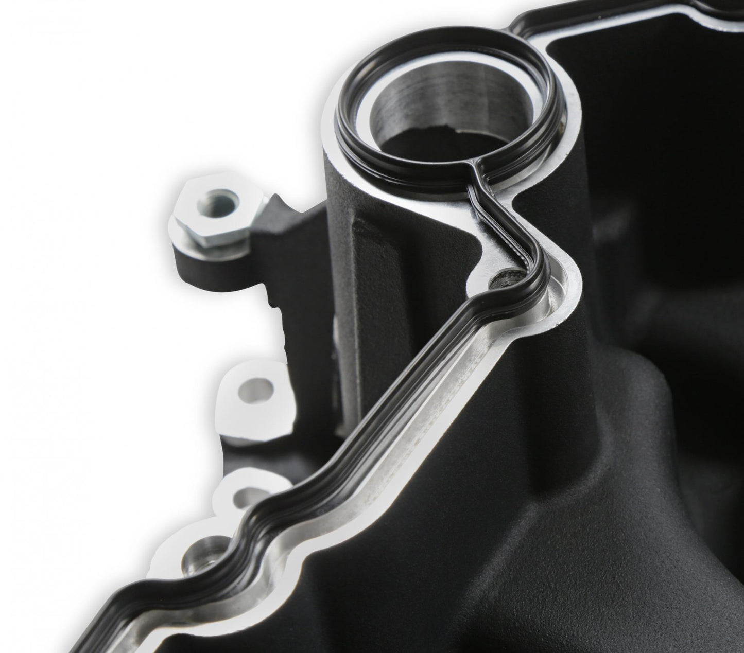 Black Mid-Mount Complete Accessory System Gen III Hemi Engine VVT Fits 2009 & Up 5.7L & 2011 & Up 6.4L Engines Black Finish Factory Style Damper Holley-10
