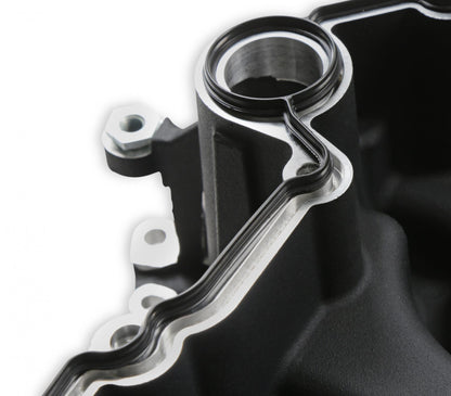 Black Mid-Mount Complete Accessory System Gen III Hemi Engine VVT Fits 2009 & Up 5.7L & 2011 & Up 6.4L Engines Black Finish Factory Style Damper Holley-10