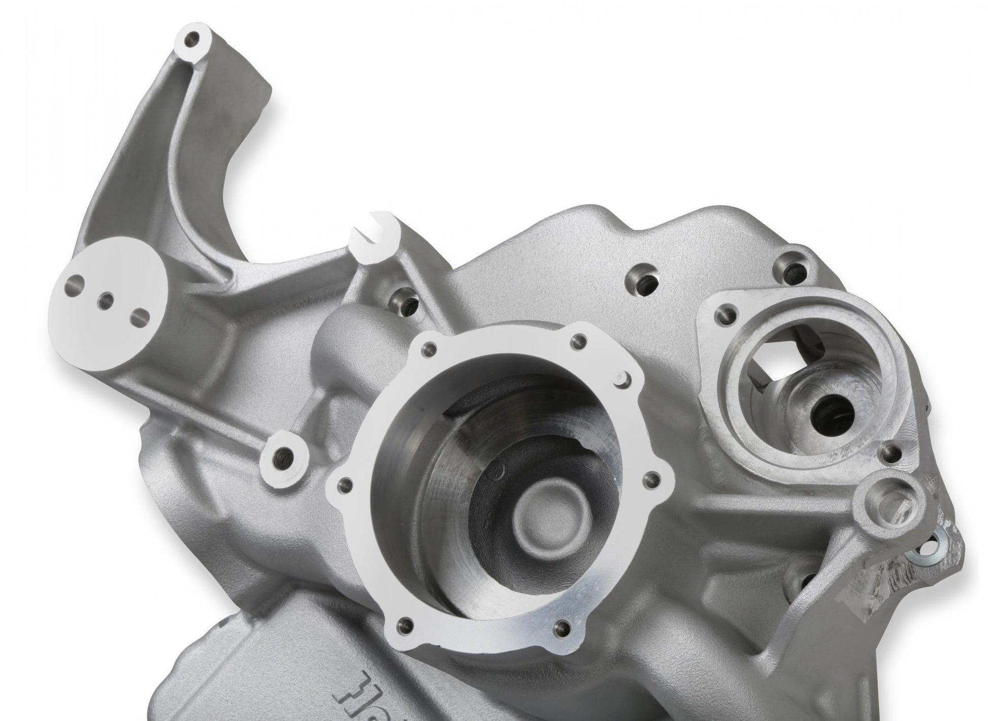 Mid-Mount Complete Accessory System Gen III Hemi Engine VVT Fits 2009 & Up 5.7L & 2011 & Up 6.4L Engines Natural Cast Finish Factory Style Damper Holley-3