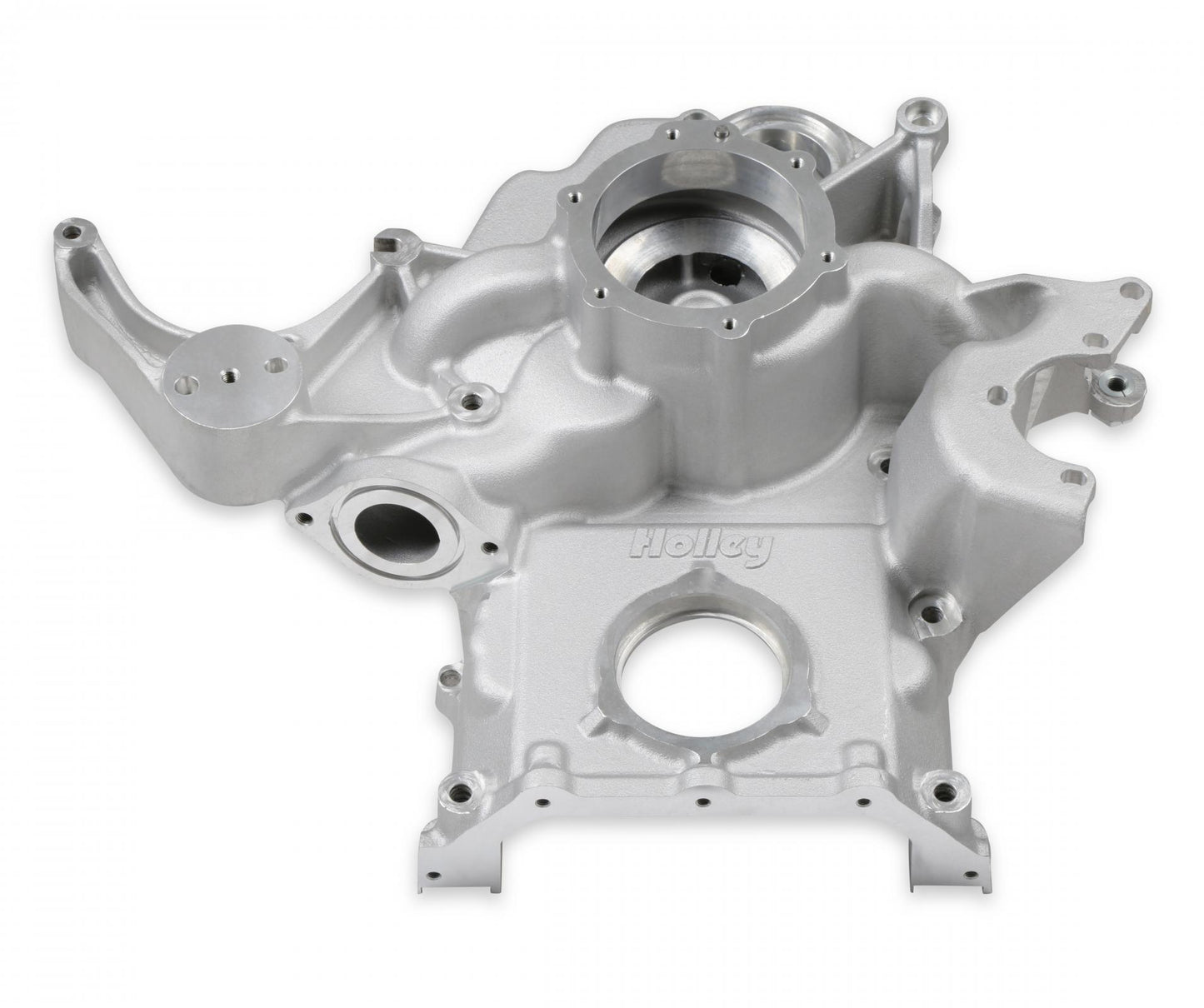 Mid-Mount Complete Accessory System Gen III Hemi Engine VVT Fits 2009 & Up 5.7L & 2011 & Up 6.4L Engines Natural Cast Finish Factory Style Damper Holley-5