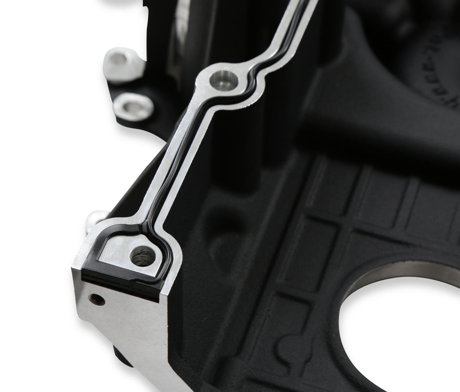 Premium Black Mid-Mount Complete Accessory System Gen III Hemi Engine VVT Fits 2009 & Up 5.7L & 2011 & Up 6.4L Engines Black Finish SFI Certified Damper with Billet Aluminum Pulley Holley-6