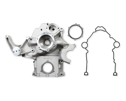 Premium Mid-Mount Complete Accessory System Gen III Hemi Engine VVT Fits 2009 & Up 5.7L & 2011 & Up 6.4L Engines Natural Cast Finish SFI Certified Damper with Billet Aluminum Pulley Holley-4
