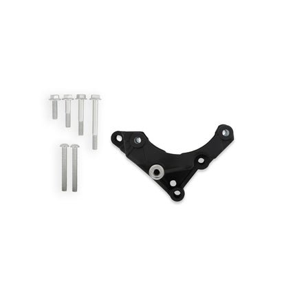 Godzilla High-Mount Accessory Drive OE Oiling System Base Kit Black Fits Ford 7.3L Godzilla Includes Timing Cover/coolant Manifold, Water Pump, and Alternator Bracket Holley-10