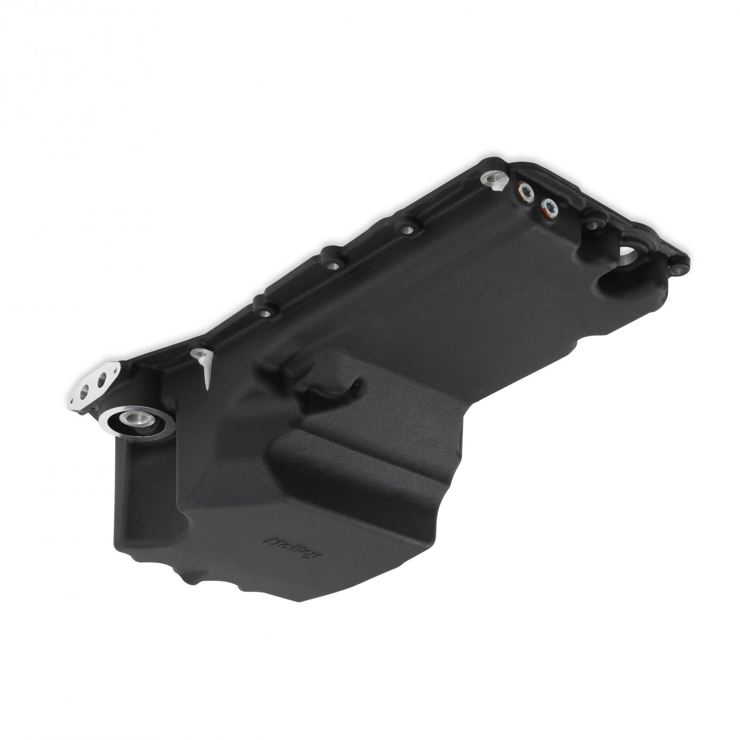 Godzilla High-Mount Accessory Drive with Swap Oil Pan and Pump Base Kit Black Fits Ford 7.3L Godzilla Includes Timing Cover/coolant Manifold, Water Pump, Oil Pump, and Oil Pan Holley-7