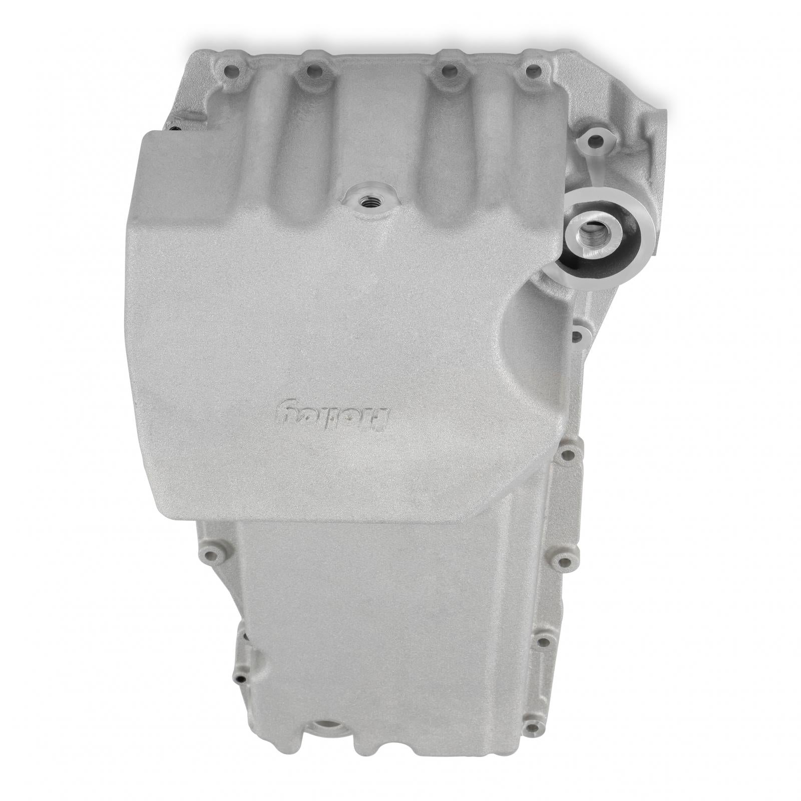 Godzilla High-Mount Accessory Drive with Swap Oil Pan and Pump Base Kit Fits Ford 7.3L Godzilla Includes Timing Cover/coolant Manifold, Water Pump, Oil Pump, and Oil Pan Holley-6