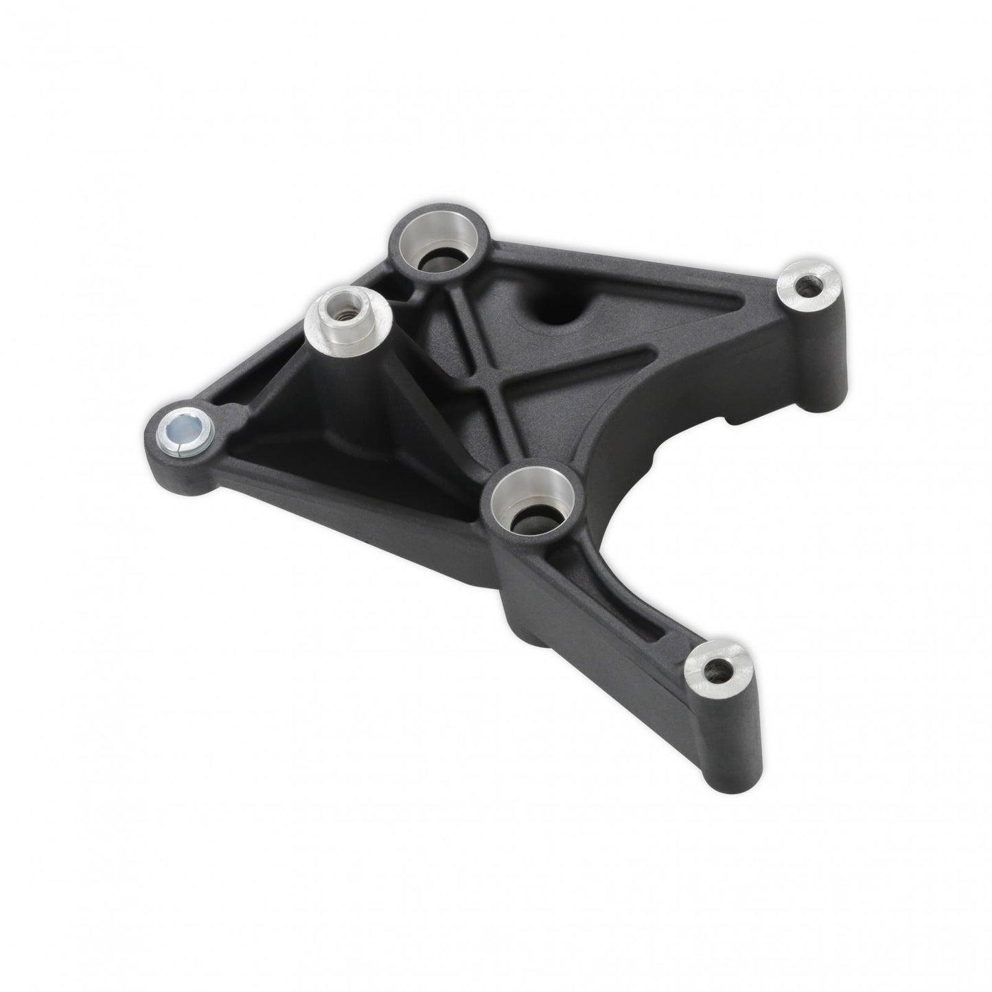 Godzilla High-Mount Accessory Drivewith Swap Oil Pan and Pump Complete Kit Black Fits Ford 7.3L Godzilla Includes Timing Cover/coolant Manifold, SD7 A/C Compressor, Alternator, P/S Pump, Tensioner, Water Pump, Belt & Pulleys, Oil Pump, and Oil Pan Holley-12