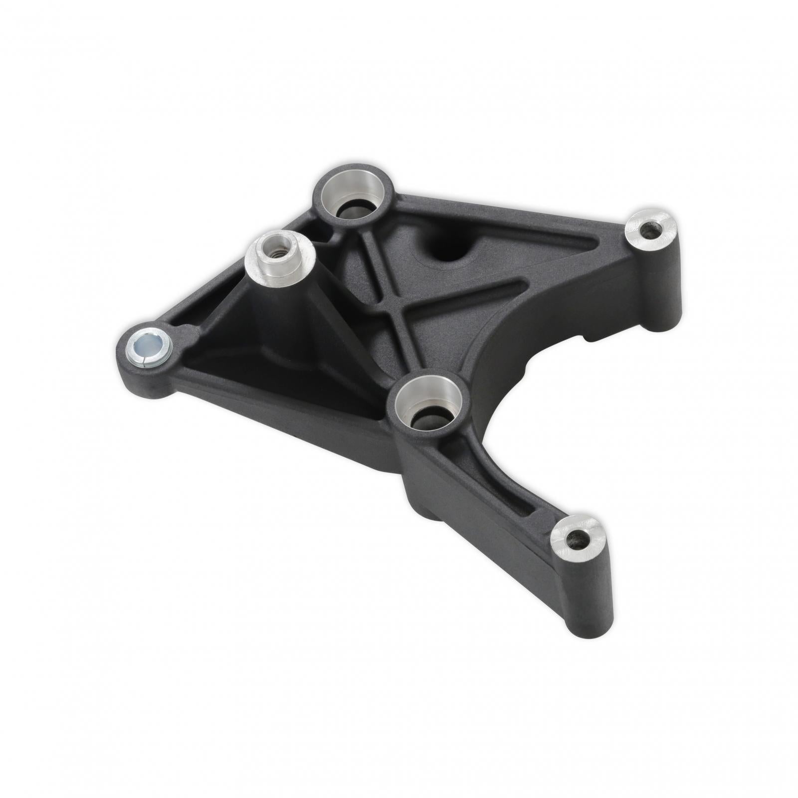 Godzilla High-Mount Accessory Drivewith Swap Oil Pan and Pump Complete Kit Black Fits Ford 7.3L Godzilla Includes Timing Cover/coolant Manifold, SD7 A/C Compressor, Alternator, P/S Pump, Tensioner, Water Pump, Belt & Pulleys, Oil Pump, and Oil Pan Holley-12