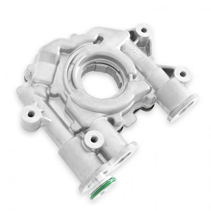 Godzilla High-Mount Accessory Drive with Swap Oil Pan and Pump Complete Kit Fits Ford 7.3L Godzilla Includes Timing Cover/coolant Manifold, SD7 A/C Compressor, Alternator, P/S Pump, Tensioner, Water Pump, Belt & Pulleys, Oil Pump, and Oil Pan Holley-11