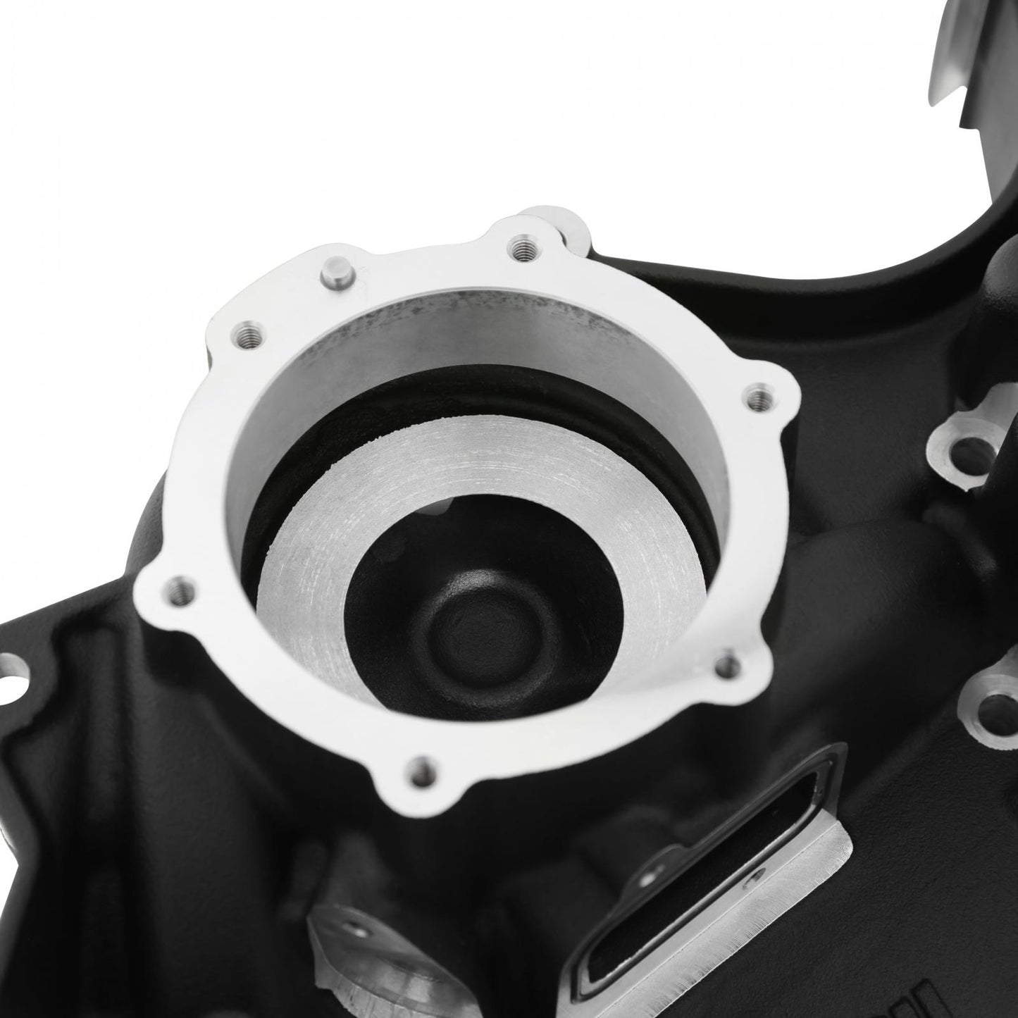 Small Block Ford Mid Mount Complete Accessory System Small Block Ford Mid Mount Complete Accessory Drive Black Finish Holley-14